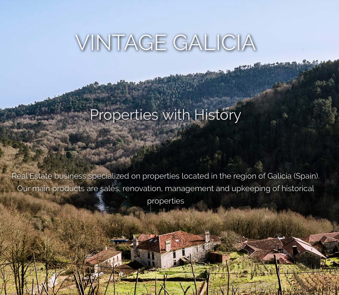 Welcome to Vintage Galicia
